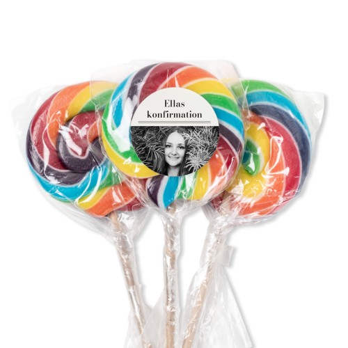 Slikkepinde regnbue - 12 stk