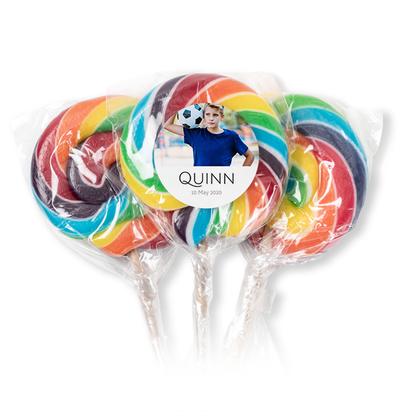 Lolly regenboog (set van 12)
