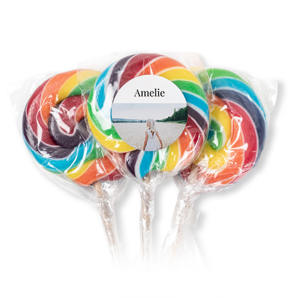 Lollipops Rainbow - set of 12 Lollipops Rainbow - set of 12