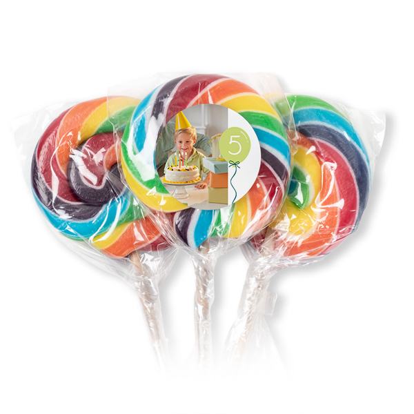Sucettes multicolores (lot de 12)