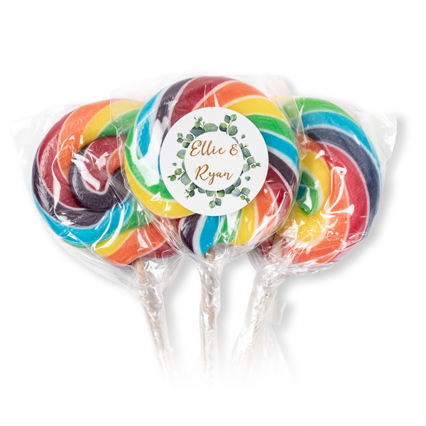 Lollipops Rainbow - set of 12 Lollipops Rainbow - set of 12