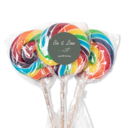 Lollipops Rainbow - set of 12