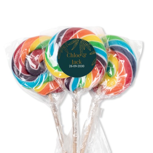 Klubbor regnbåde- 12 st