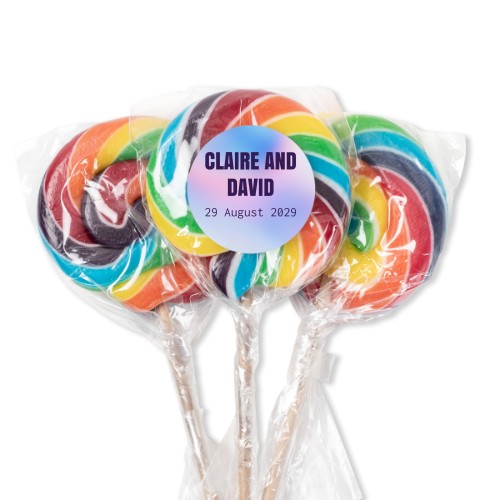 Lolly regenboog - Set van 12 Lolly regenboog - Set van 12