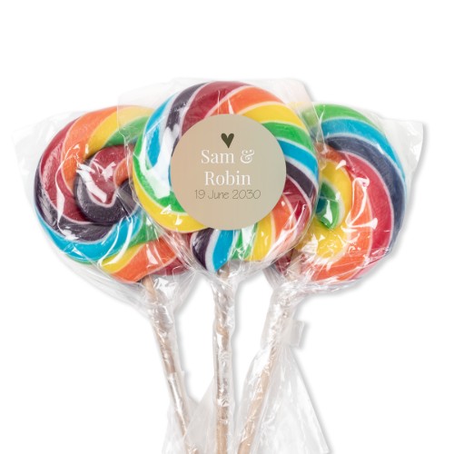 Lolly regenboog (set van 12)