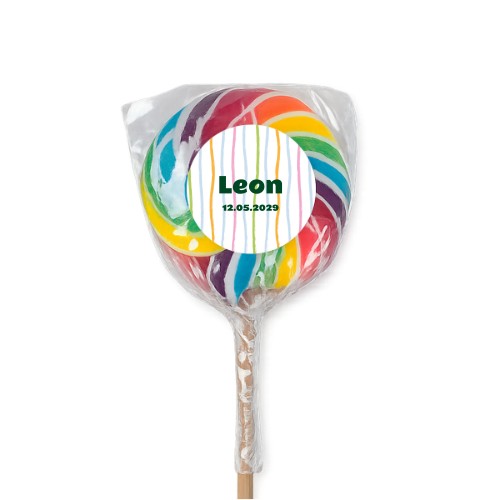 Lolly regenboog (set van 6)