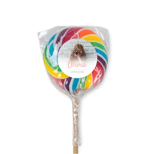 Slikkepinde regnbue - 6 stk