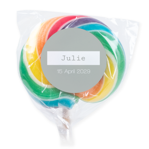 Lollipops Rainbow - set of 6 Lollipops Rainbow - set of 6