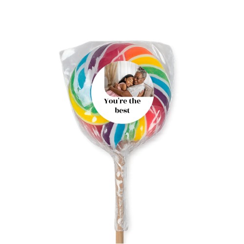 Slikkepinde regnbue - 6 stk