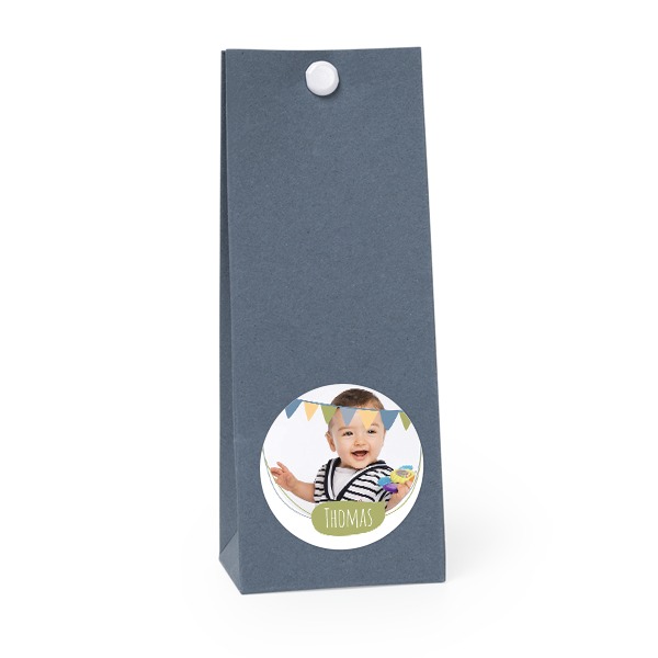 Lahjakassi Blue Round 4cm