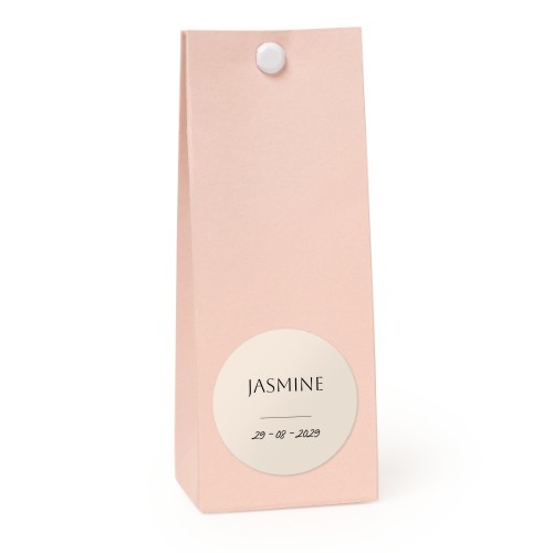 Rosa runde Geschenktüte - 12 Stk. Rosa runde Geschenktüte - 12 Stk.