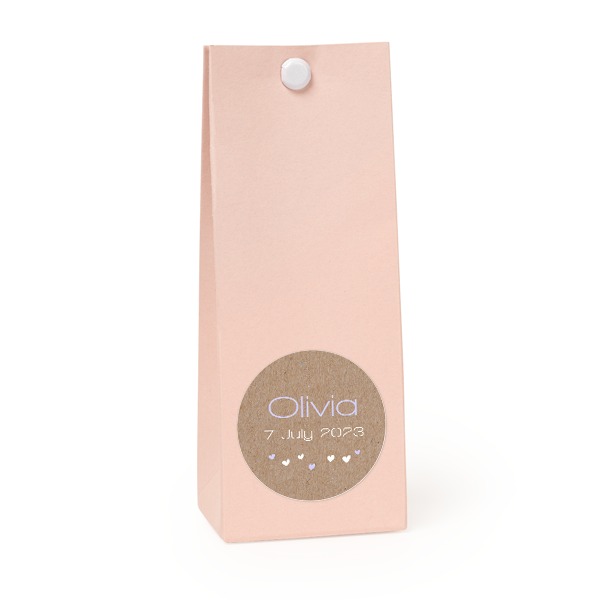 Party favours bag magnolia round 4cm