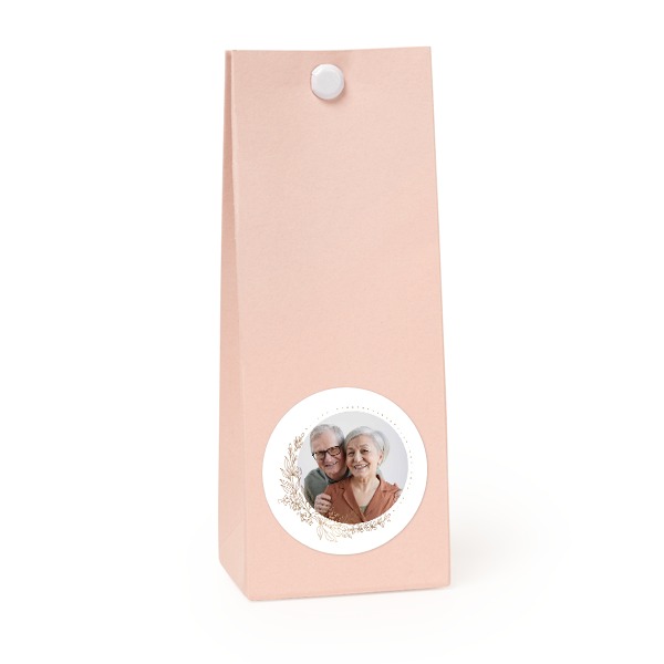 Party favours bag magnolia round 4cm