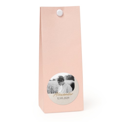 Party favours bag magnolia round 4cm