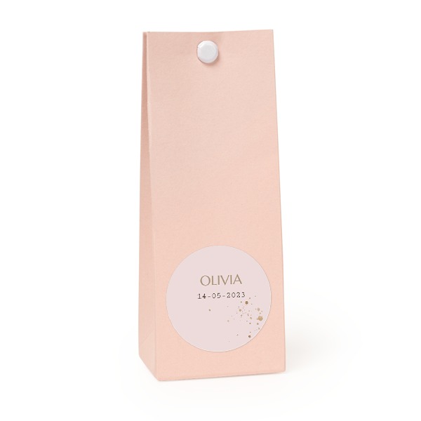 Party favours bag magnolia round 4cm