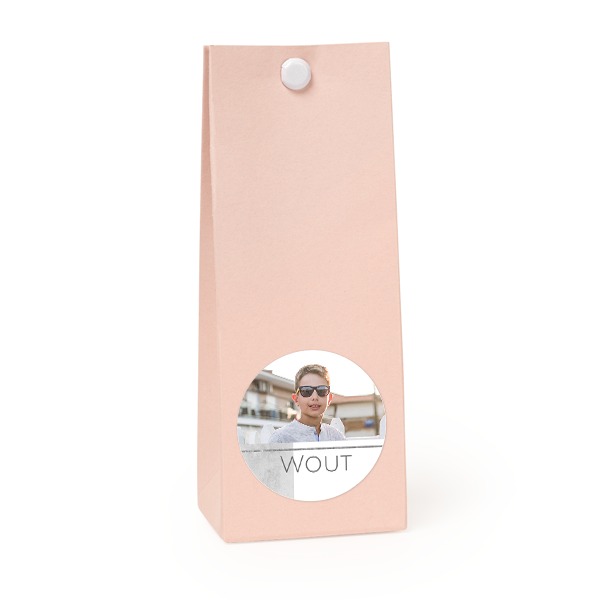 Party favours bag magnolia round 4cm