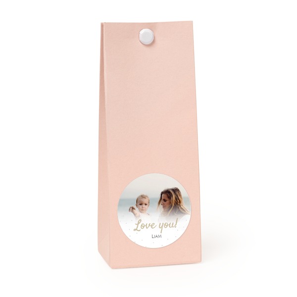 Party favours bag magnolia round 4cm