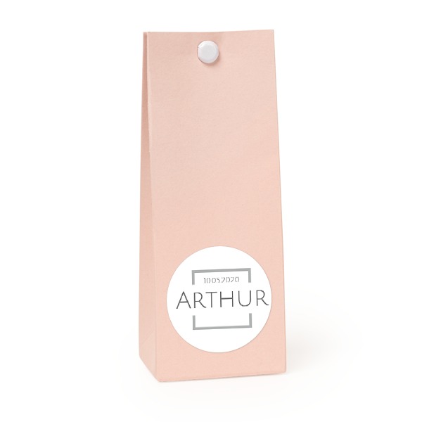 Text On Colored Frame Square