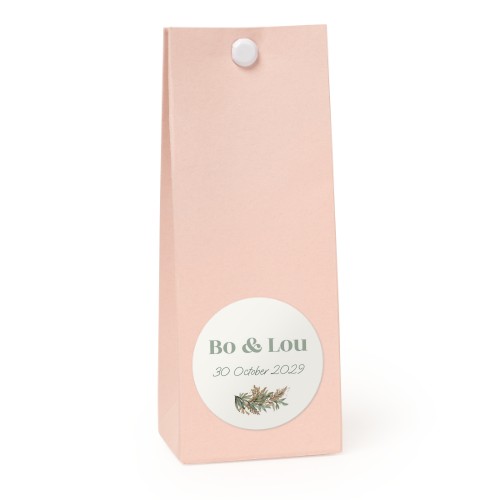 Party favours bag magnolia round 4cm