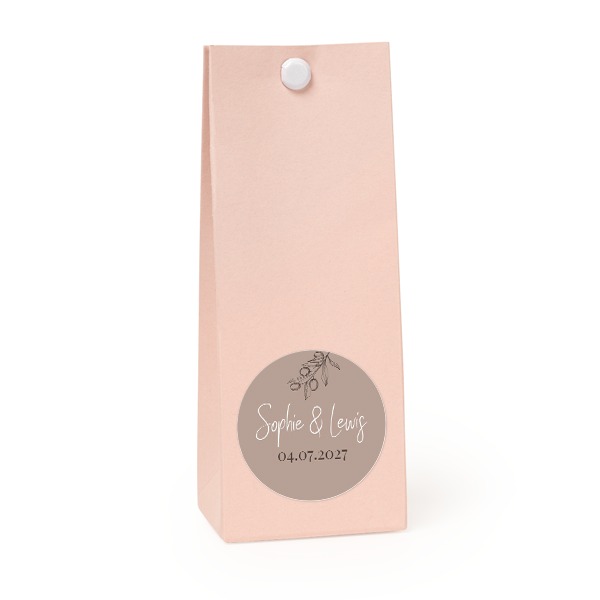Party favours bag magnolia round 4cm