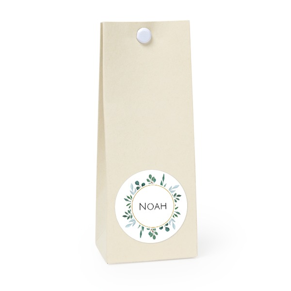 Presentpåse vanilj rund 4cm