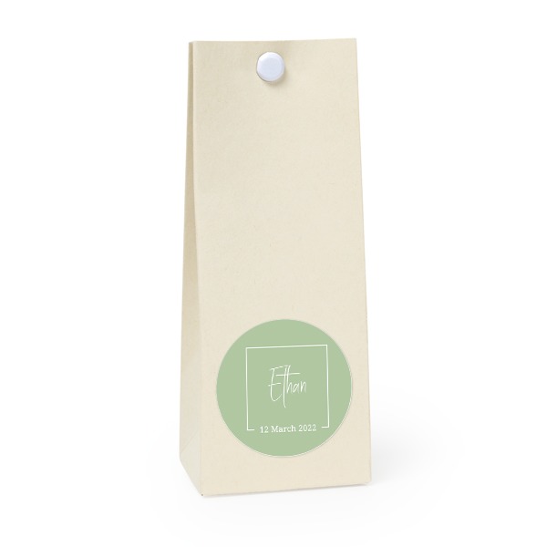 Gavepose vanilje Rund 4cm