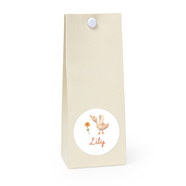 Party favours bag vanilla round 4cm Party favours bag vanilla round 4cm