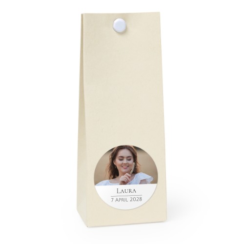 Sachet confiseur rond vanille lot de 12 Sachet confiseur rond vanille lot de 12