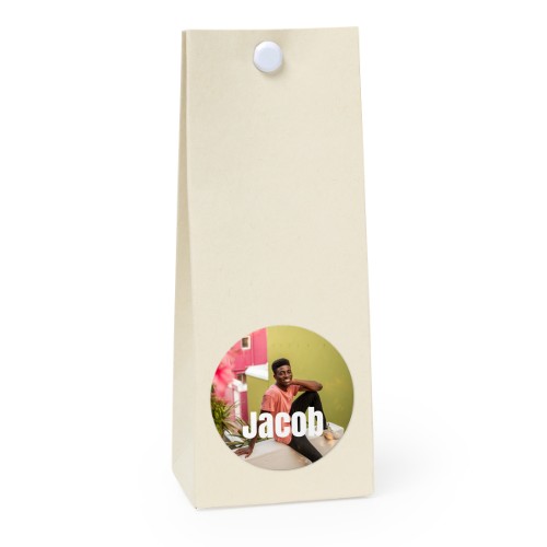 Party favours bag vanilla round 4cm Party favours bag vanilla round 4cm