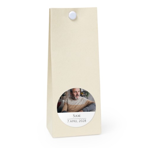 Sachet confiseur rond vanille lot de 12 Sachet confiseur rond vanille lot de 12