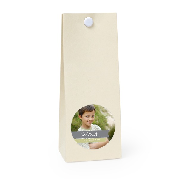 Sachet confiseur rond vanille lot de 12 Sachet confiseur rond vanille lot de 12