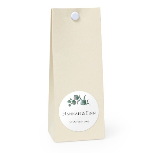 Sachet confiseur rond vanille lot de 12 Sachet confiseur rond vanille lot de 12