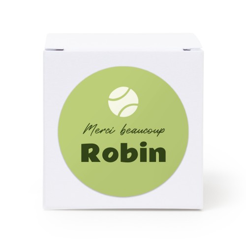 BoĂźte blanche, sticker rond (lot de 24) BoĂźte blanche, sticker rond (lot de 24)