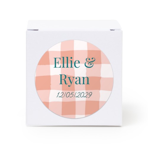 BoĂźte blanche, sticker rond (lot de 24) BoĂźte blanche, sticker rond (lot de 24)