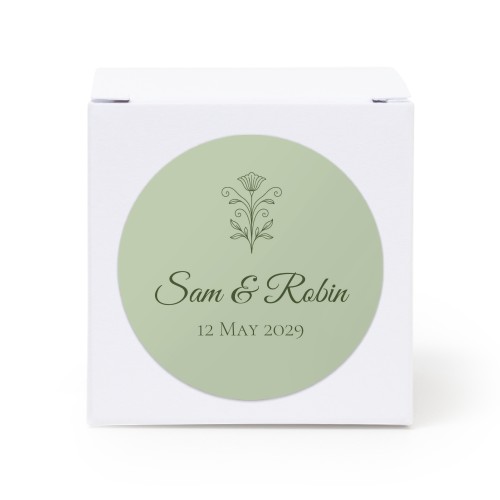 giftsticker_vintagefloralframegreen