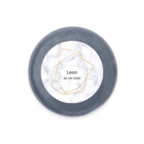 Marble Gold Geo - Text Only