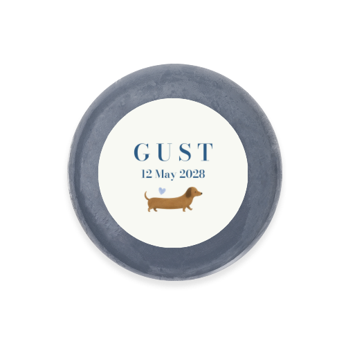 Round Bar of Soap with Sticker (set of 6)