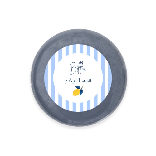 Round Bar of Soap with Sticker (set of 6)