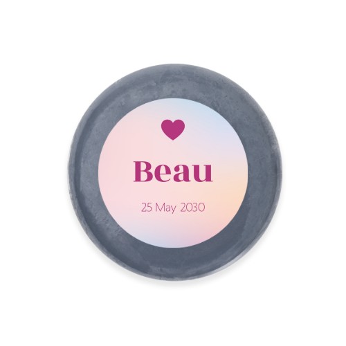 Colour Block Heart - Text Only