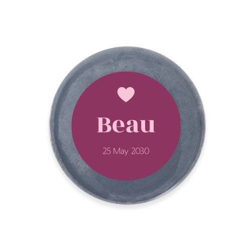 Colour Block Heart - Text Only