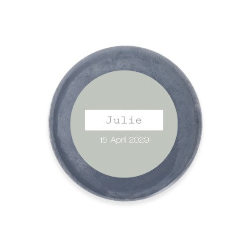 Round Bar of Soap with Sticker (set of 6) Round Bar of Soap with Sticker (set of 6)