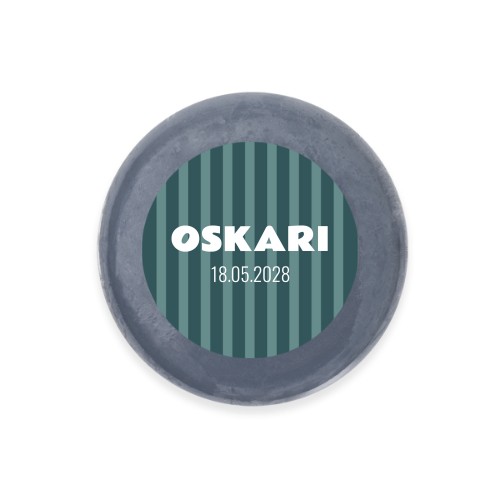 Round Bar of Soap with Sticker (set of 6)