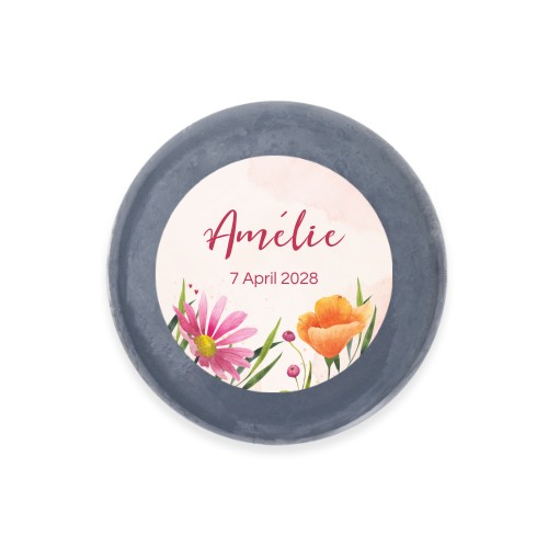 Round Bar of Soap with Sticker (set of 6)