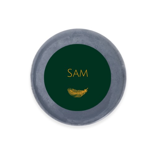 Classic Feather Gold - Text Only