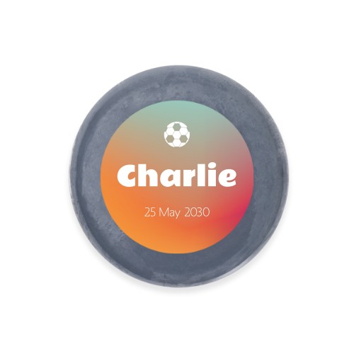 Colour Block Football - Text Only