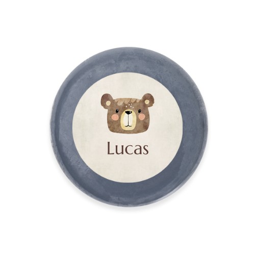 Cute Bear Head - Text Only