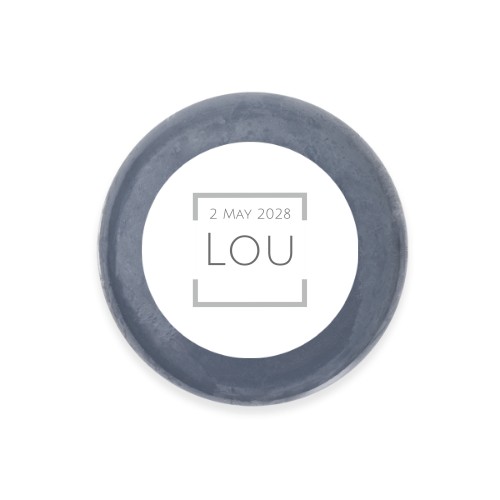 Text On Colored Frame Square