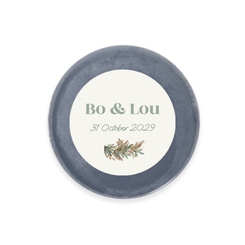 Round Bar of Soap with Sticker (set of 6) Round Bar of Soap with Sticker (set of 6)