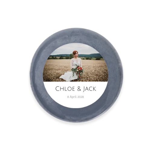 Round Bar of Soap with Sticker (set of 6)