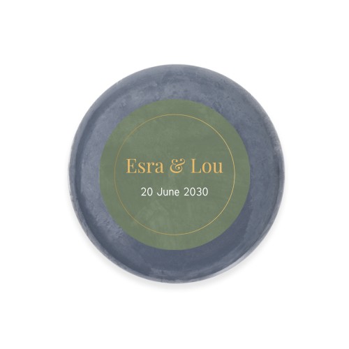 Round Bar of Soap with Sticker (set of 6)